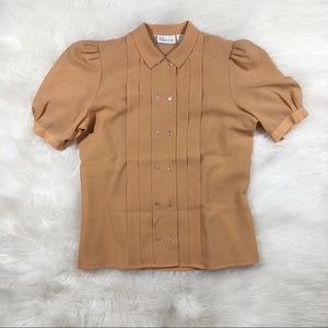 Vintage Levi Strauss & Co 1970s Polyester Blouse